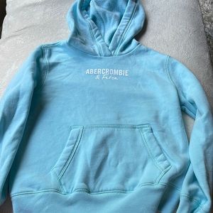 Abercrombie aqua hooded sweatshirt